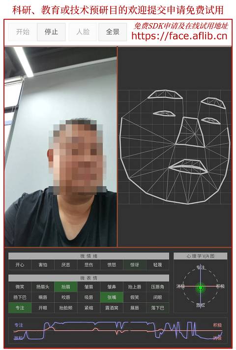 响应国家AI+号召开放微表情SDK